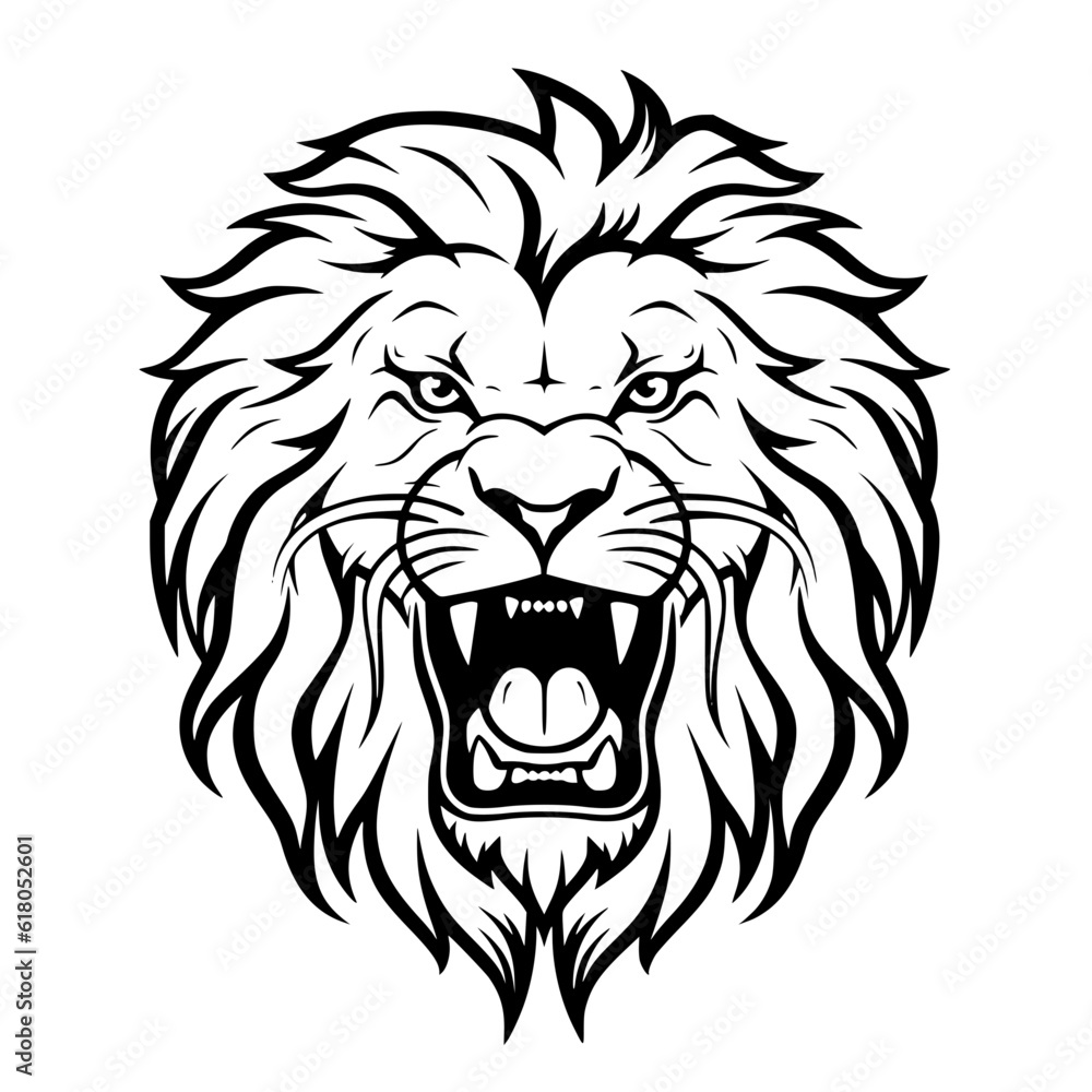 lion head vector lion head vector