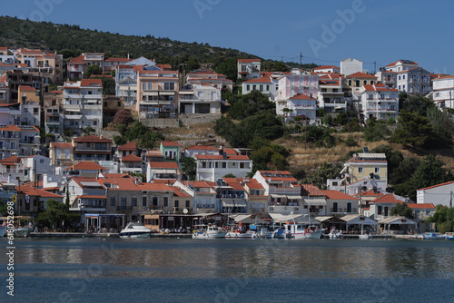 Wallpaper Mural Port on Samos island in Greece Torontodigital.ca