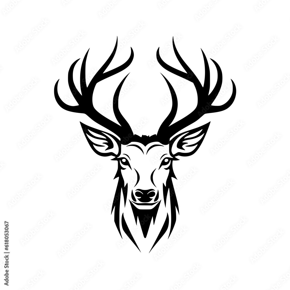 deer head vector deer head vector