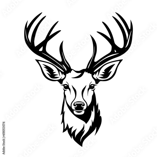 deer head vector