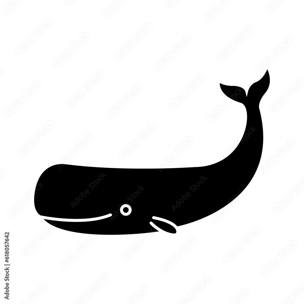 Baby whale icon vector. Whale illustration sign. Sperm whale symbol. Sea life logo. Baby whale icon vector. Whale illustration sign. Sperm whale symbol. Sea life logo.