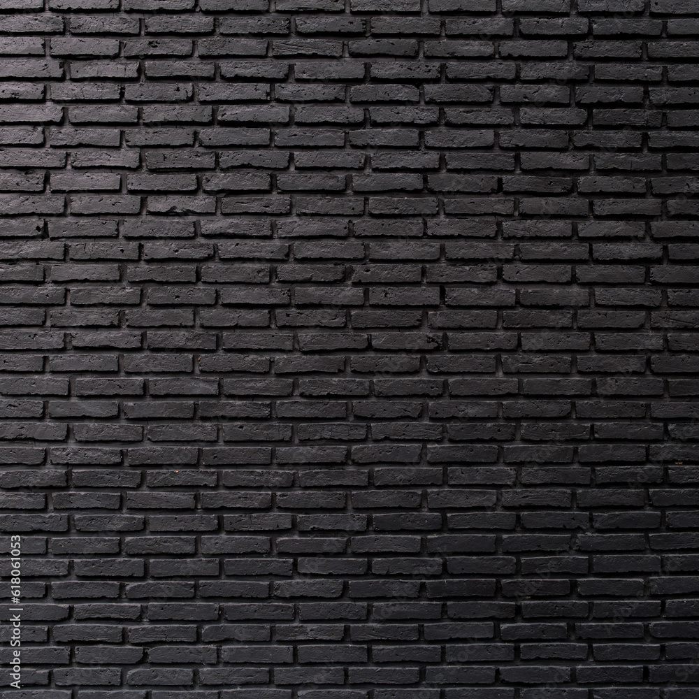 black brick wall in the coffee shop