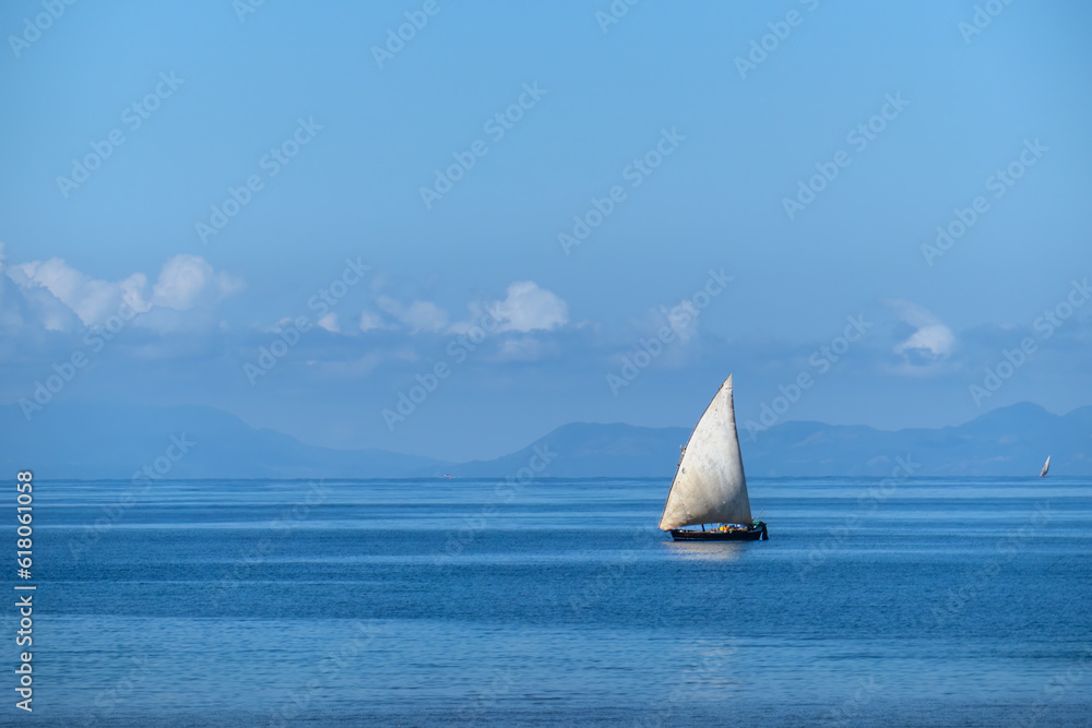 Sailing into the blue