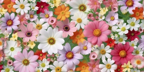 Flower vintage seamles background  AI Generated