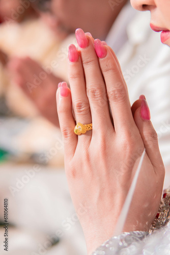 wedding day happy day dowry wedding ring 