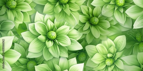 Wallpaper flower pattern background, AI Generated © Montalumirock