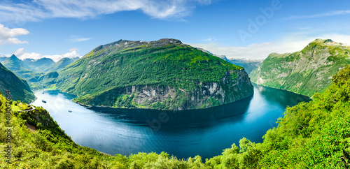 Geiranger Fjord in Norwegen