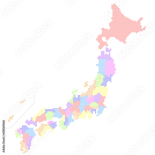 ベクター日本地図