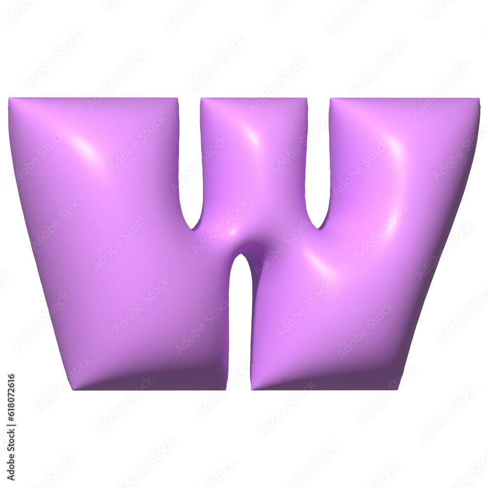 purple balloon 3d uppercase alphabet purple balloon 3d uppercase alphabet