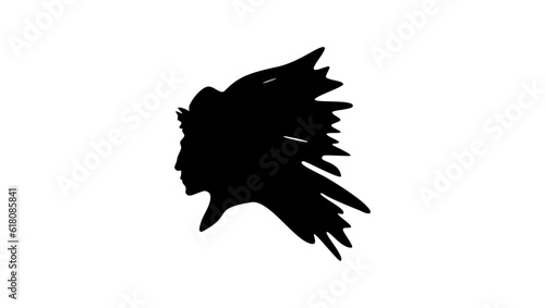 Native American Indian silhouette