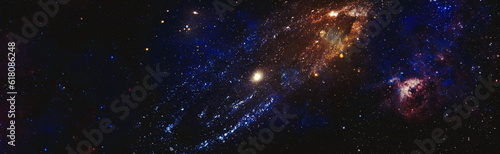 Wallpaper Mural Incredibly beautiful galaxy in outer space. Billions of galaxies in the universe. Abstract space background. Elements of this image furnished by NASA Torontodigital.ca
