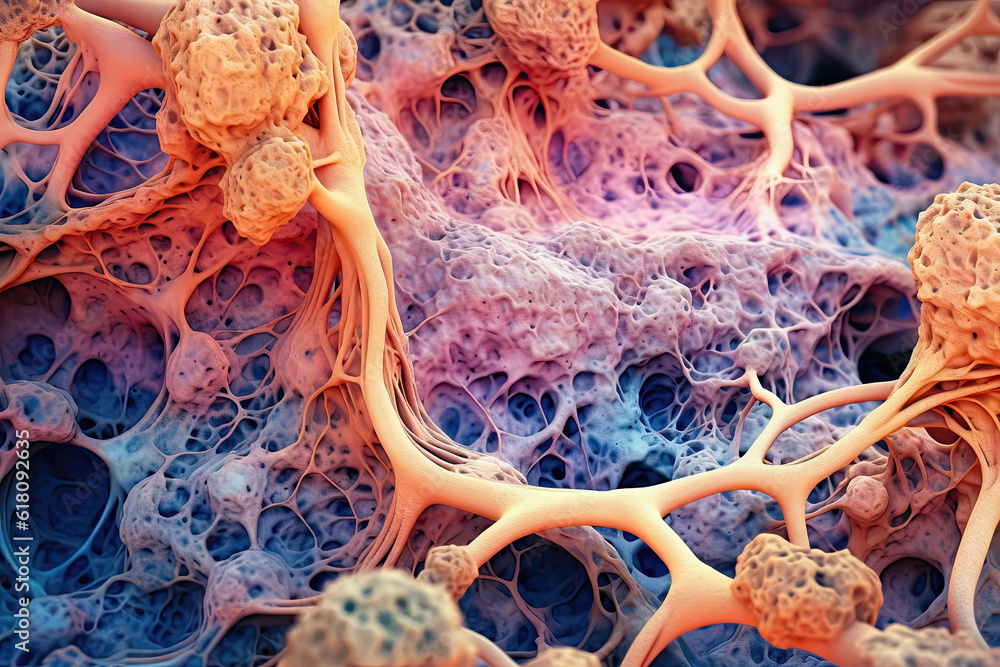 Structure of Bone Cells: An Intricate Microscopic View - Generative AI ...
