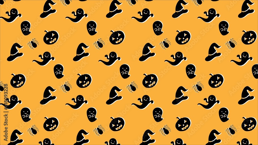 Halloween seamless pattern wallpaper background Halloween seamless pattern wallpaper background