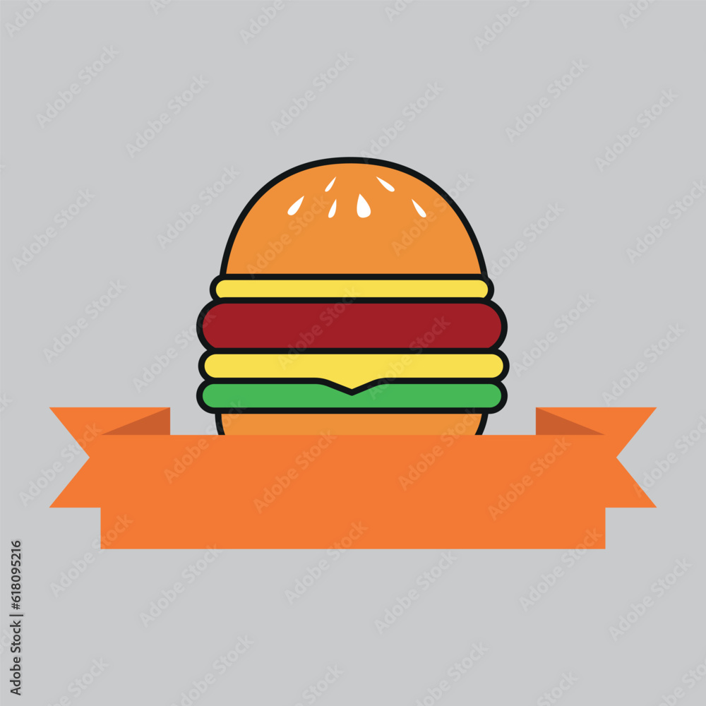 burger logo design vector template, fast food logo, badge flat modern minimal design illustration.
burger logo design vector template, fast food logo, badge flat modern minimal design illustration.