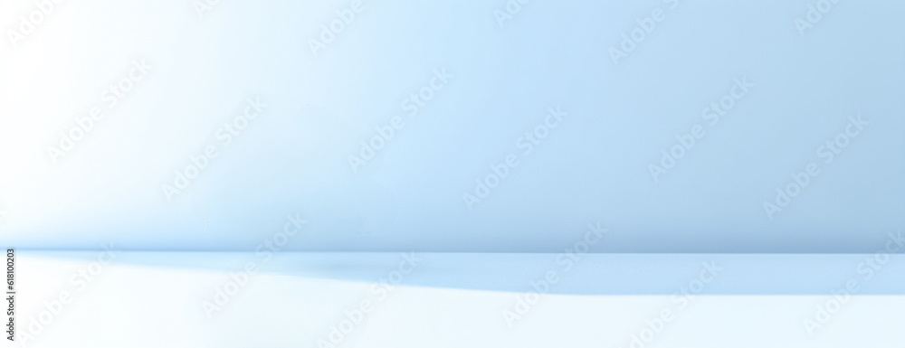 Empty room with blue light shadow and floor. Empty room with Wall Background. Natural shadow overlay on white texture background, for overlay on product presentation, backdrop and mockup Empty room with blue light shadow and floor. Empty room with Wall Background. Natural shadow overlay on white texture background, for overlay on product presentation, backdrop and mockup