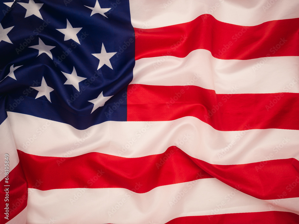 The National flag of the United States of America. The National flag of the United States of America.
