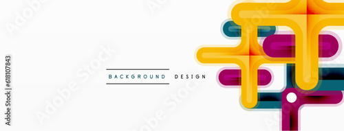 Cross line background minimal geometric template. Design for wallpaper, banner, background, landing page, wall art, invitation, prints, posters