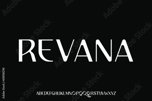 Rounded Display font vector design suitable for logo, headline, poster, magazine and many more