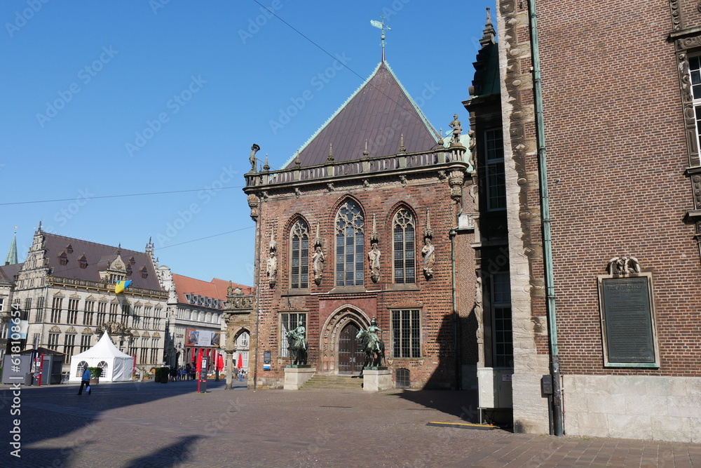 Marktplatz und Rathaus in Bremen
