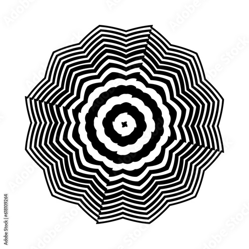 Circular pattern in form of mandala for Henna, tattoo, decoration. Decorative ornament in ethnic oriental style. Coloring book page.Mandalas for coloring book. Decorative round ornaments. mandala.