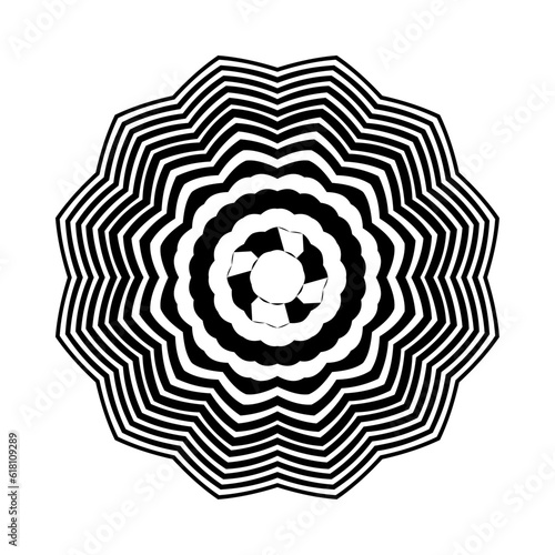 Circular pattern in form of mandala for Henna, tattoo, decoration. Decorative ornament in ethnic oriental style. Coloring book page.Mandalas for coloring book. Decorative round ornaments. mandala.