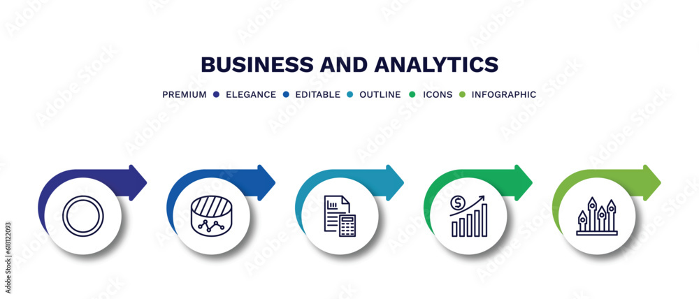 set of business and analytics thin line icons. business and analytics outline icons with infographic template. linear icons such as dot, merge charts, accounting, revenue, mortgage statistics set of business and analytics thin line icons. business and analytics outline icons with infographic template. linear icons such as dot, merge charts, accounting, revenue, mortgage statistics