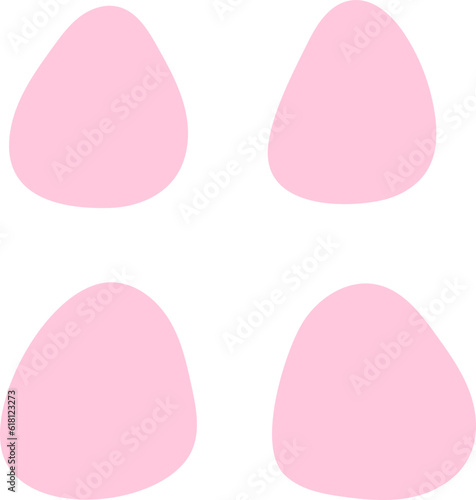 Cute Abstract Blob Illustration © Jeloart