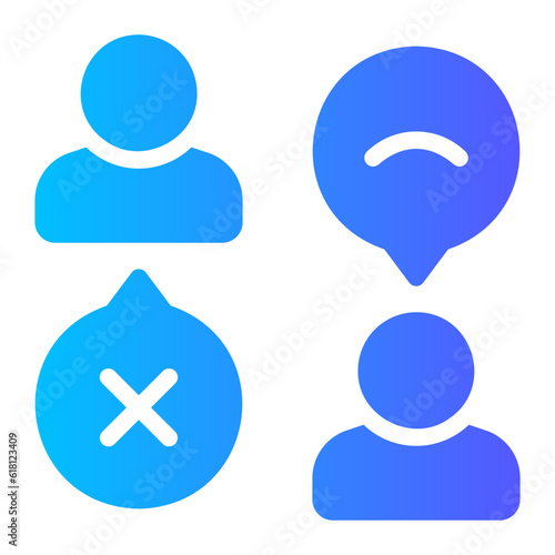 ignore gradient icon