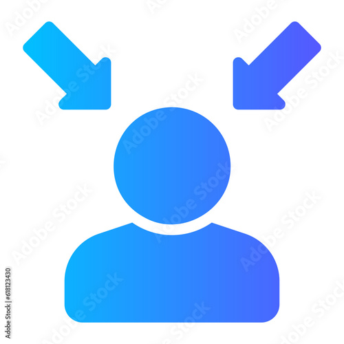 pressure gradient icon