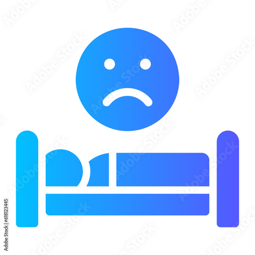 sleepless gradient icon