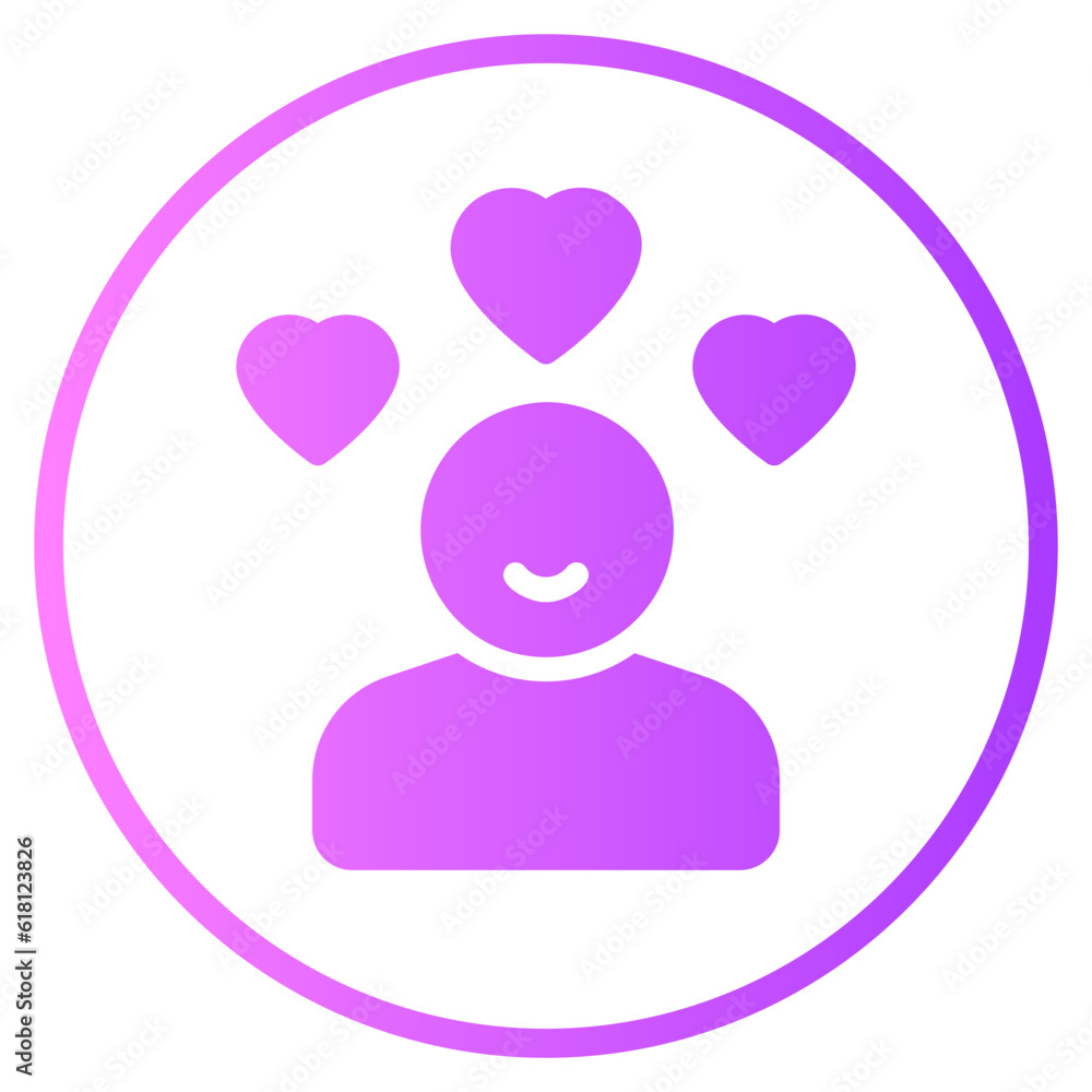 love gradient icon love gradient icon