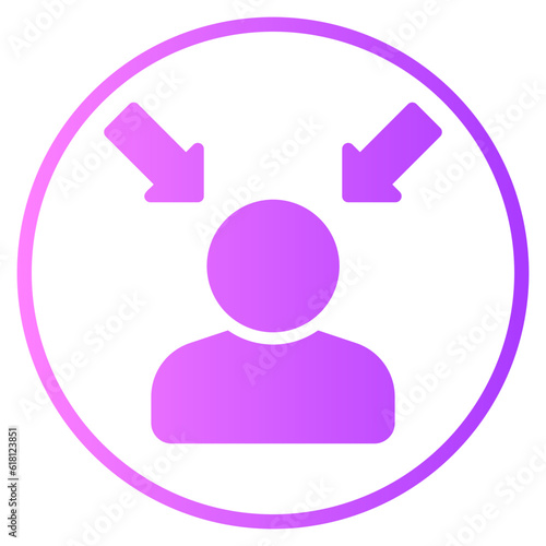 pressure gradient icon