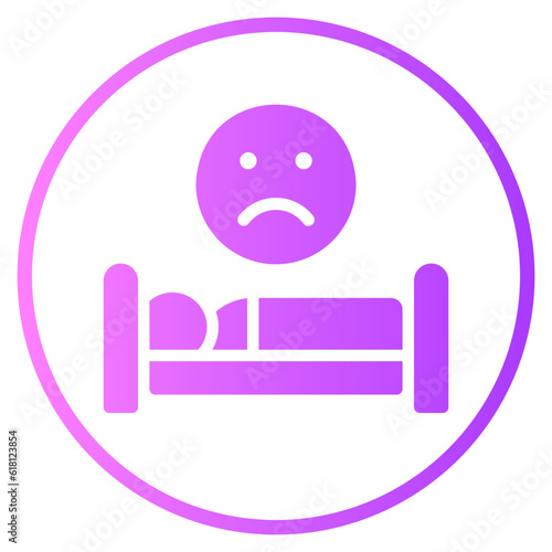 sleepless gradient icon