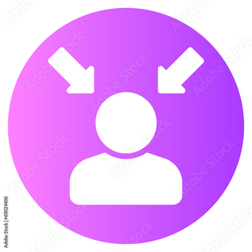 pressure gradient icon