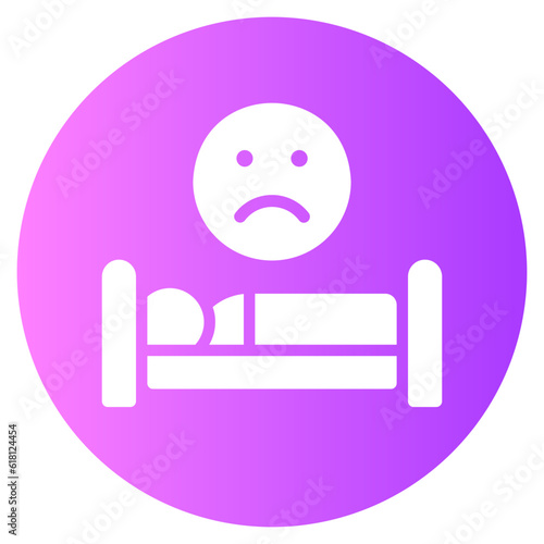 sleepless gradient icon