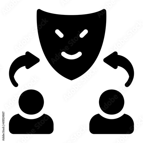 fake glyph icon