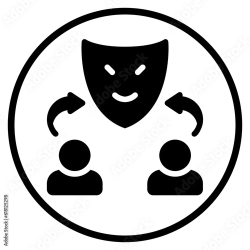 fake glyph icon