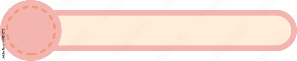 Cute Text Bar Illustration