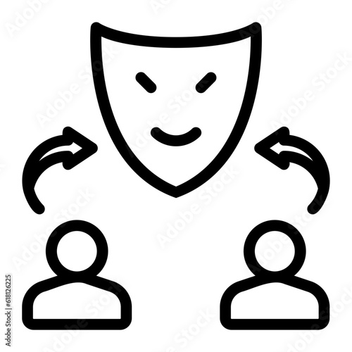 fake line icon
