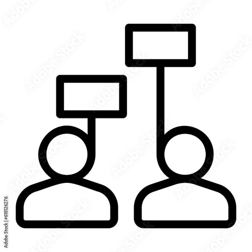 protest line icon