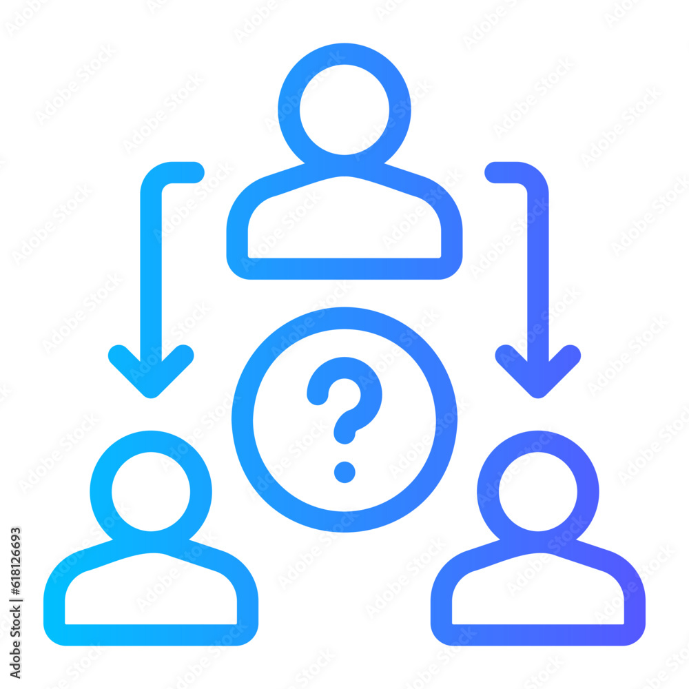 choice gradient icon choice gradient icon
