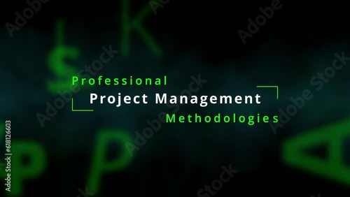 Professional project management methodologies for successful project management via scrum kanban agile prince2 strategy to realize projects in time by use of agile methodology in software programming photo