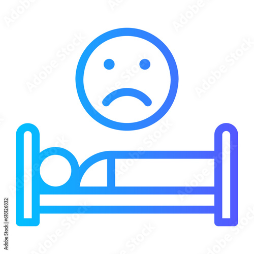 sleepless gradient icon