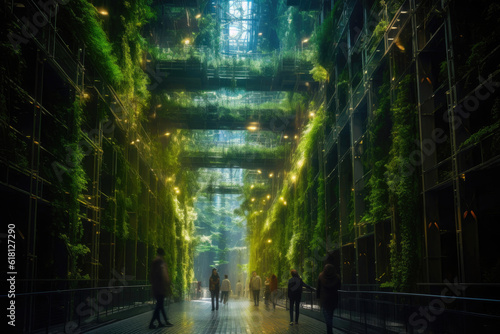 Industrial Elegance: Green Buildings and the Aesthetics of Machinery. Generative AI