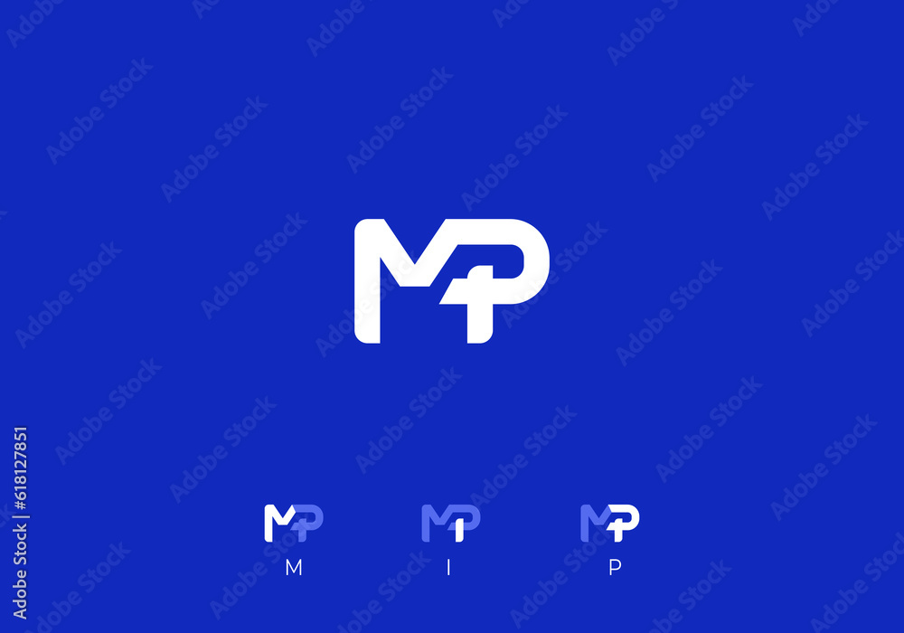 Logo Letter M P or M I P. logo monogram and the meaning. logo modern, minimalist and editable color Logo Letter M P or M I P. logo monogram and the meaning. logo modern, minimalist and editable color