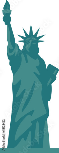 Simple Liberty Statue Illustration
