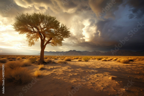 Stunning Desert Artistry. Generative AI