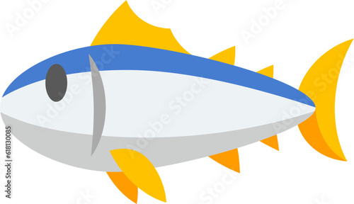 Cute Tuna Fish Illustration