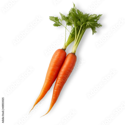 Carrot on transparent png background
