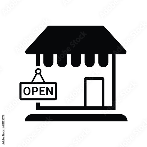 Shop Open icon.